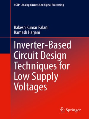 cover image of Inverter-Based Circuit Design Techniques for Low Supply Voltages